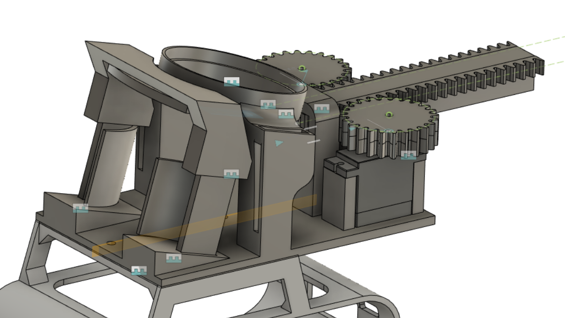 Dual servo rack system