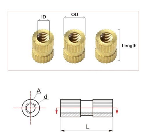 Setting a brass insert with a soldering iron