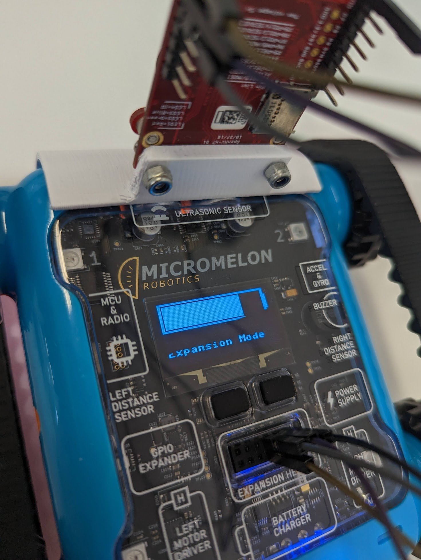 Rover LCD displaying ‘Expansion Mode’