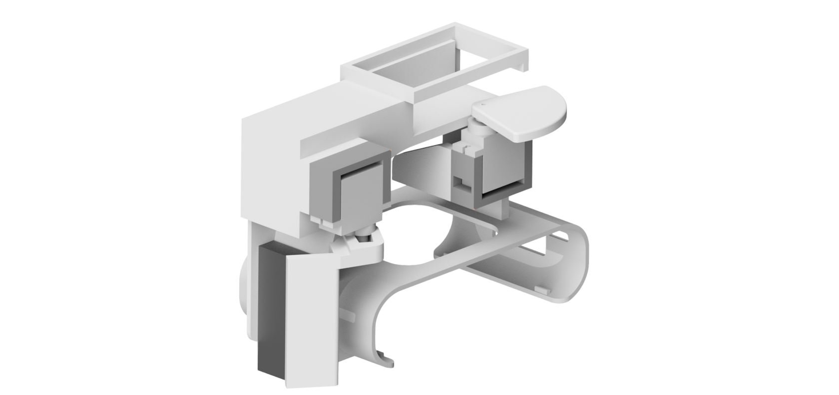 Version 2 CAD with a redesigned door and screen cut-out