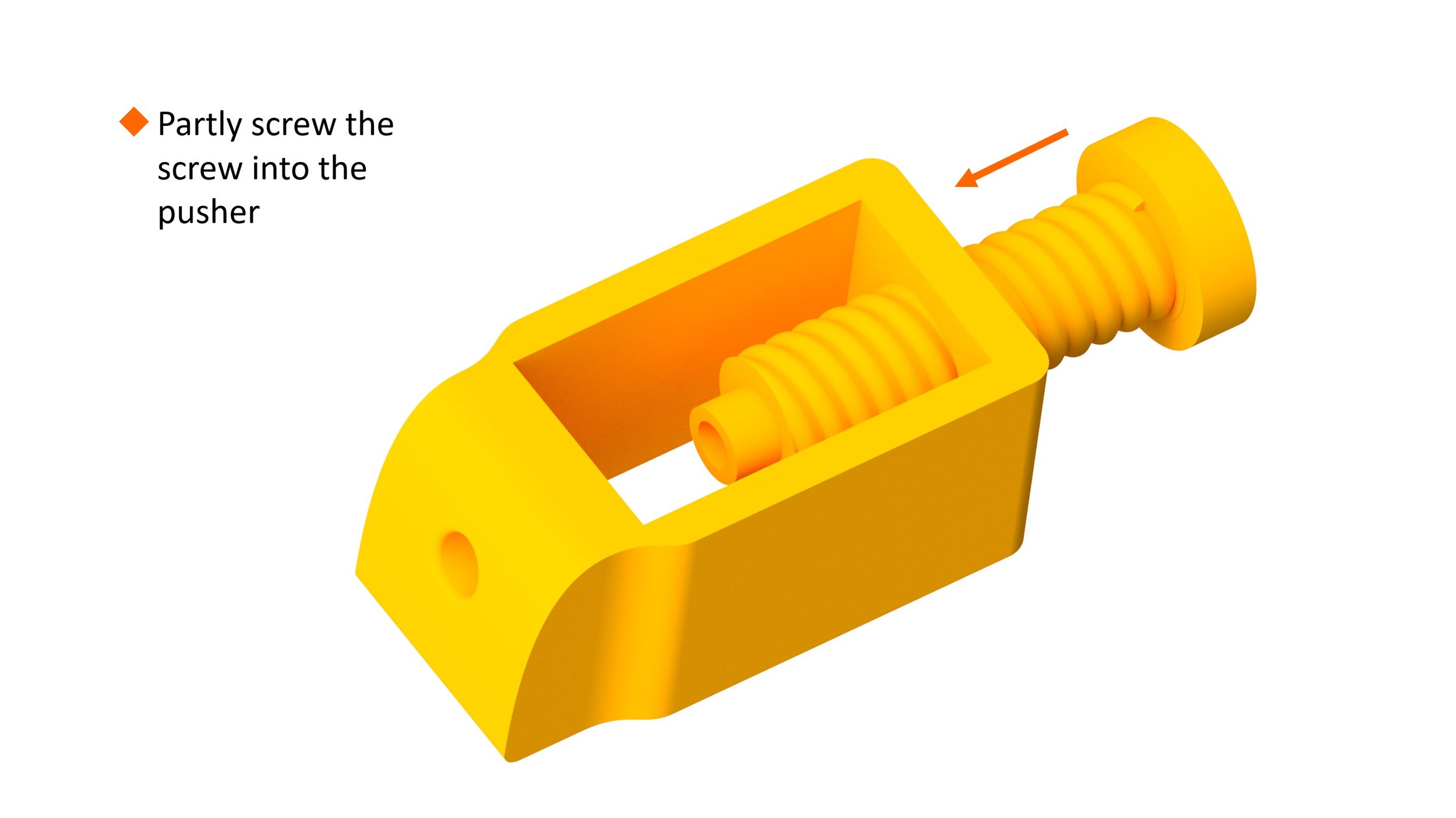 Assemble the Pusher - step 3