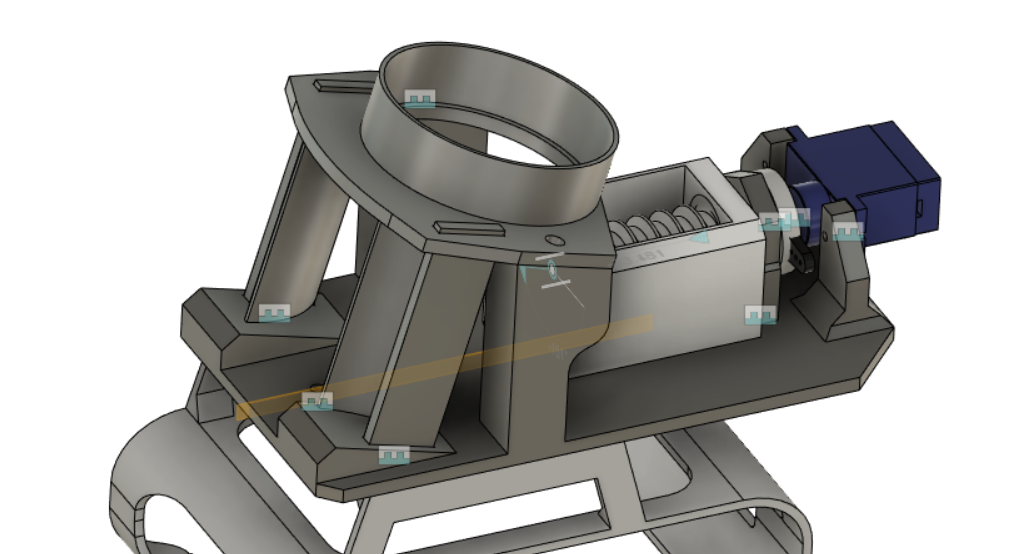Worm drive ejection system