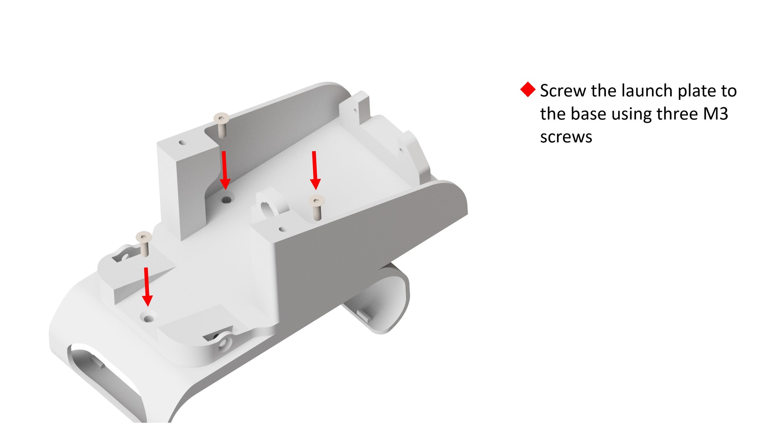 Attach the Launch Plate - step 2