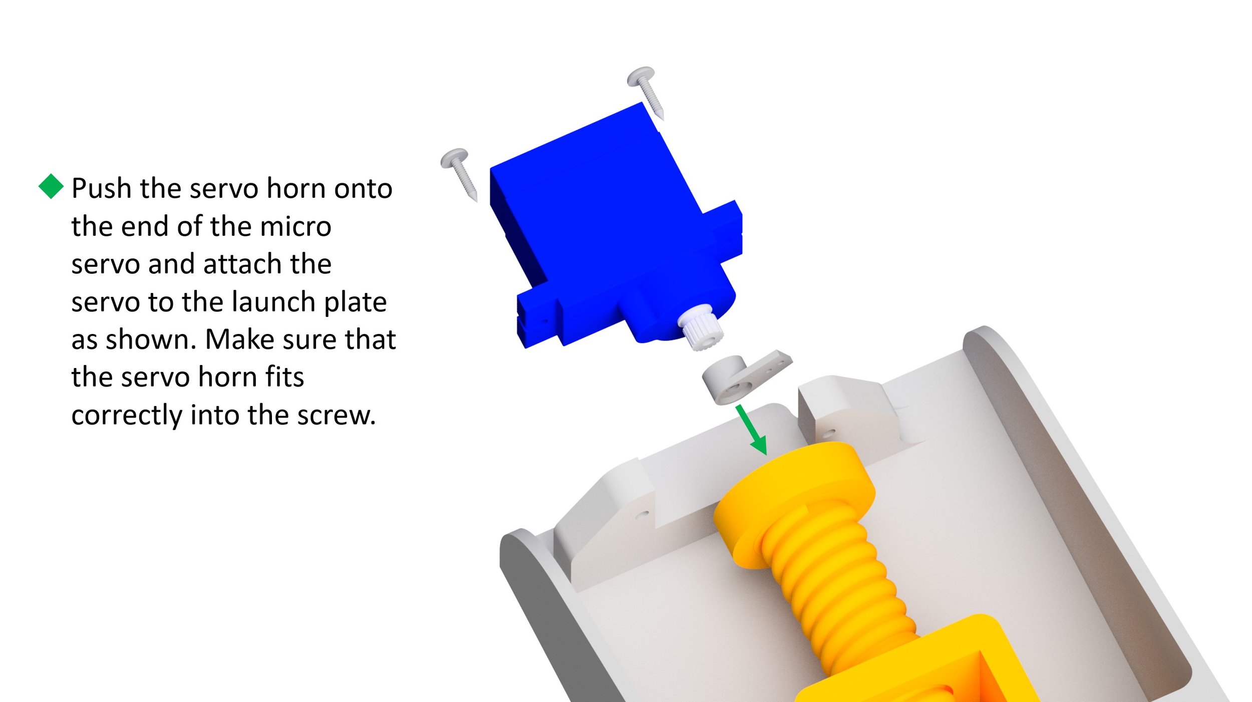 Install the Servo - step 5