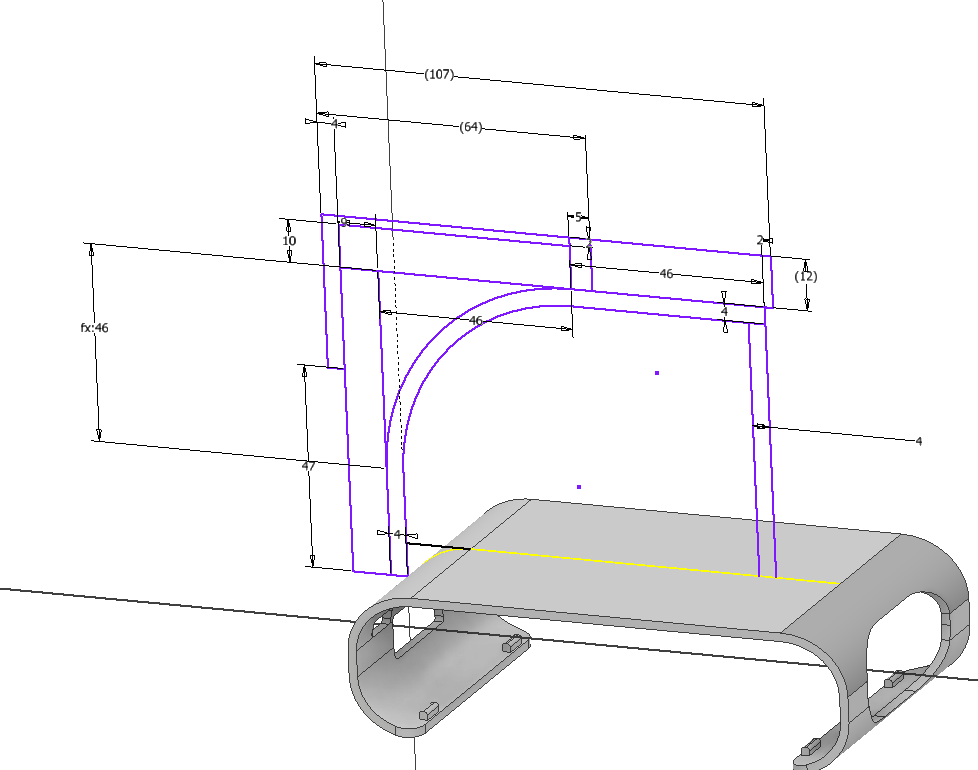 CAD model of the domino layer in Autodesk Inventor