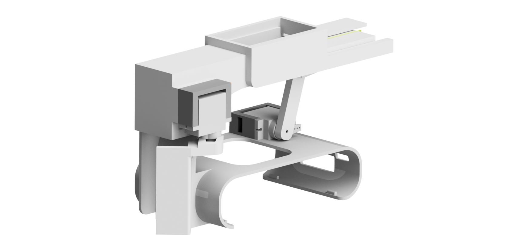 Version 3 CAD with a sliding domino ejector