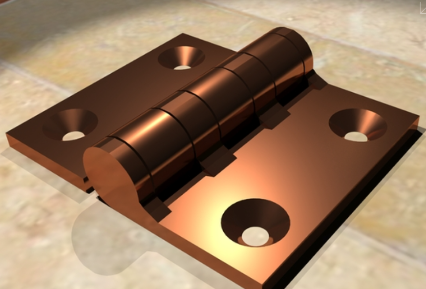 Print-in-place hinge