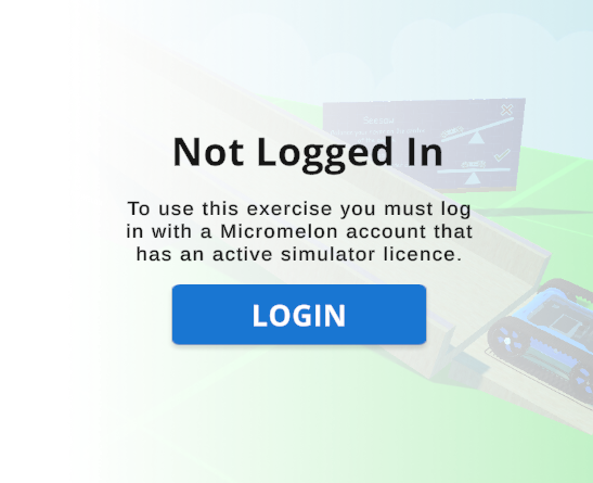 Login required message
